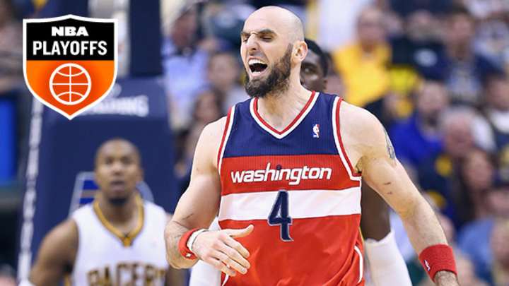 Three-Pointers: Marcin Gortat pummels Pacers as Wizards trim deficit to 3-2