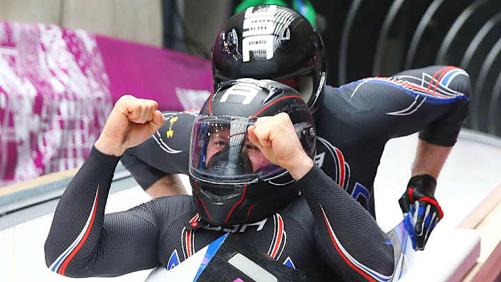 Steven Holcomb drives U.S. two-man bobsled to bronze; Russia wins gold Steven Holcomb drives U.S. two-man bobsled to bronze; Russia wins gold