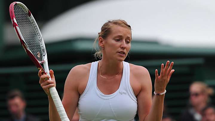 Olga Puchkova defaulted after hitting line judge with ball