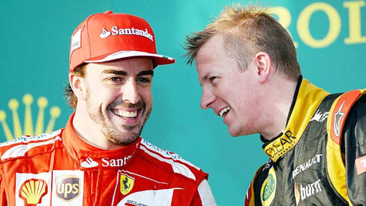 F1's Fernando Alonso, Kimi Raikkonen say they'll get along