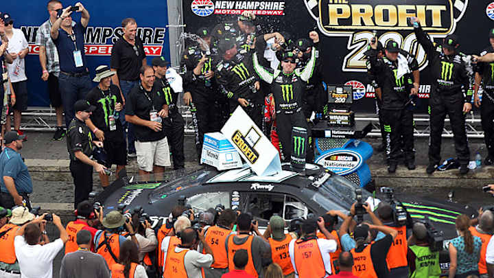 Kyle Busch wins Nationwide race at New Hampshire