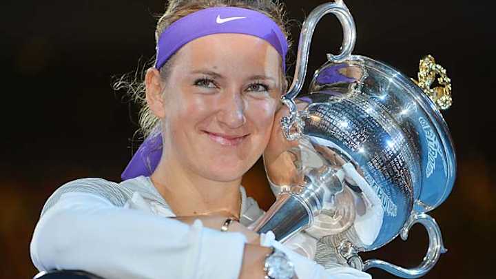 Unfazed Azarenka repeats as Australian champ in bizarre final