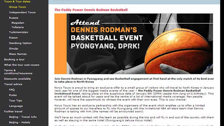 You Can Join Dennis Rodman and Kim Jong Un for some Basketball and Peril in 2014