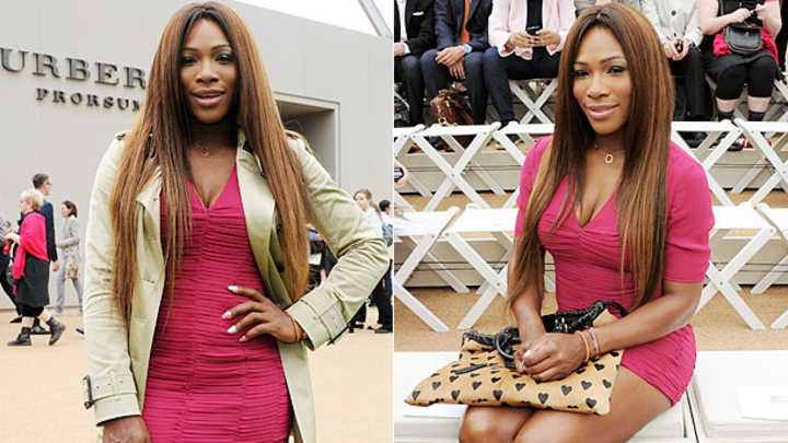 Photos: Serena Williams attends Burberry fashion show Photos: Serena Williams attends Burberry fashion show