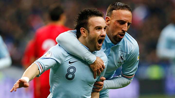 Mathieu Valbuena leads France to 3-1 win over Georgia