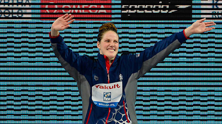 Missy Franklin wins her fifth gold medal at worlds