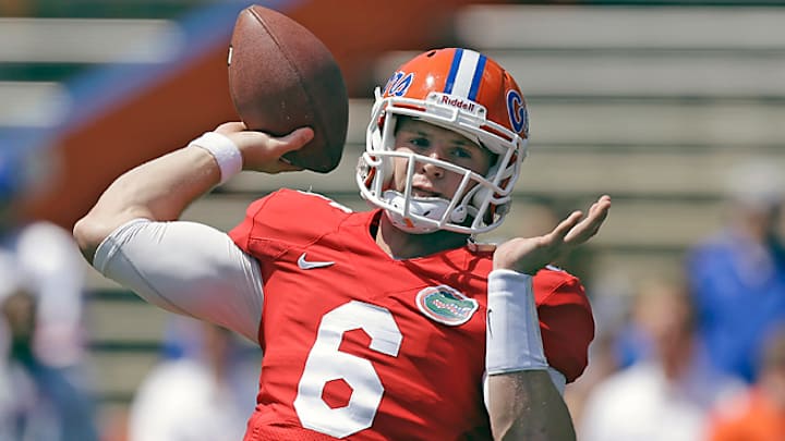 Florida QB Jeff Driskel back at practice after surgery