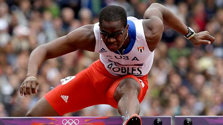 Olympic hurdler Dayron Robles says he won't run for Cuba