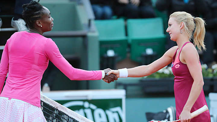 Venus Williams loses to Urszula Radwanska in French Open first round Venus Williams loses to Urszula Radwanska in French Open first round