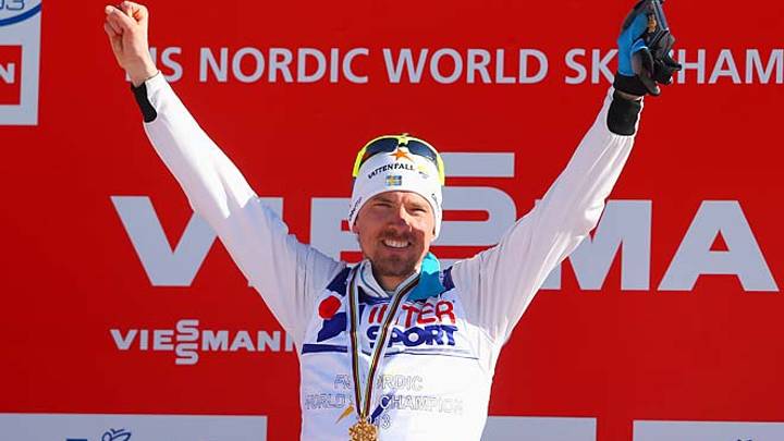 Johan Olsson wins 50K cross-country ski world championship Johan Olsson wins 50K cross-country ski world championship
