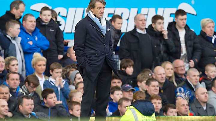 Manchester City's Roberto Mancini concedes Premier League
