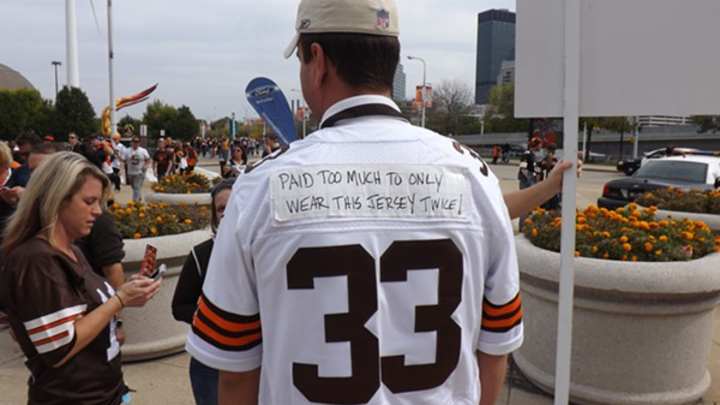Cleveland Reporter Chronicles Humorously Obsolete Browns Jerseys