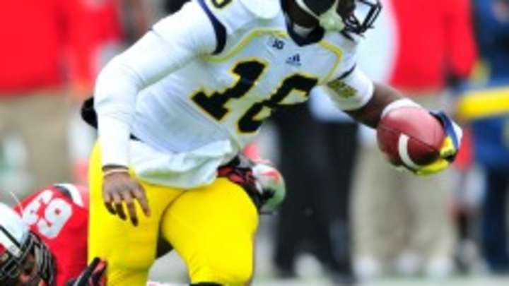 Jaguars pick Denard Robinson as running back in NFL Draft's fifth round