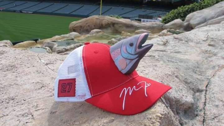 The Angels Are Giving Away Souvenir Mike Trout Hats That Feature a Protruding Trout