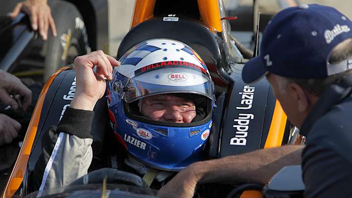 Buddy Lazier gives the Indy 500 another shot