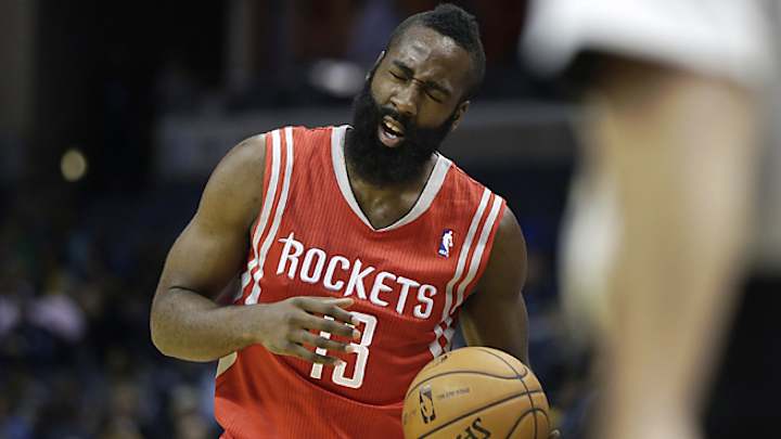 James Harden leaves final preseason game with knee contusion