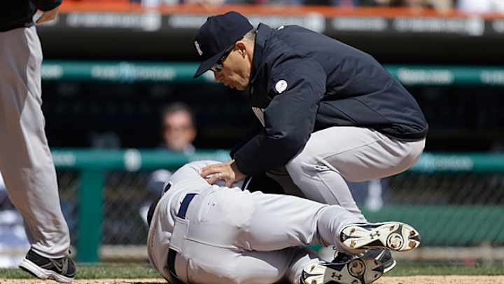 Jeter may be out until May; Nunez hurt against Tigers