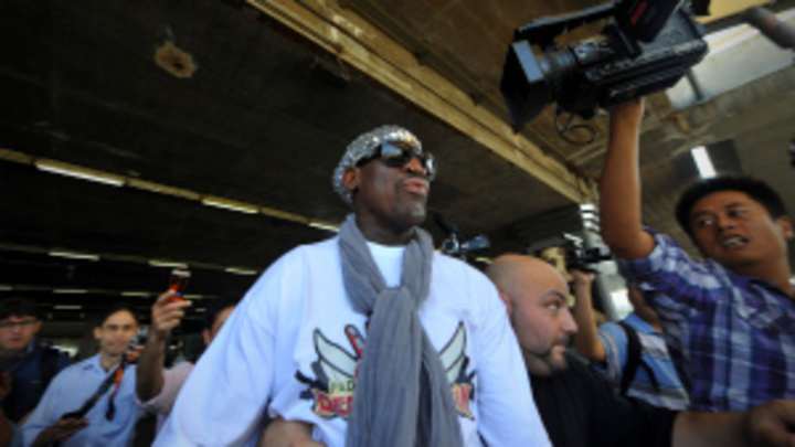 Dennis Rodman arrives in North Korea to finalize birthday plans for Kim Jong Un