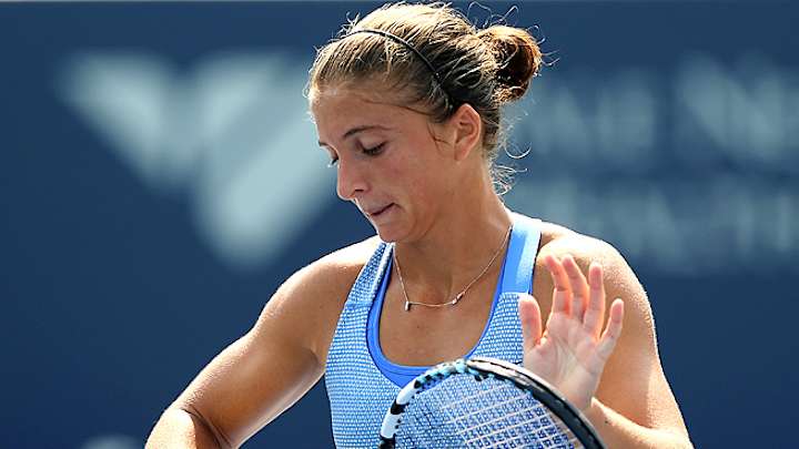 Top-seeded Sara Errani loses at the New Haven Open