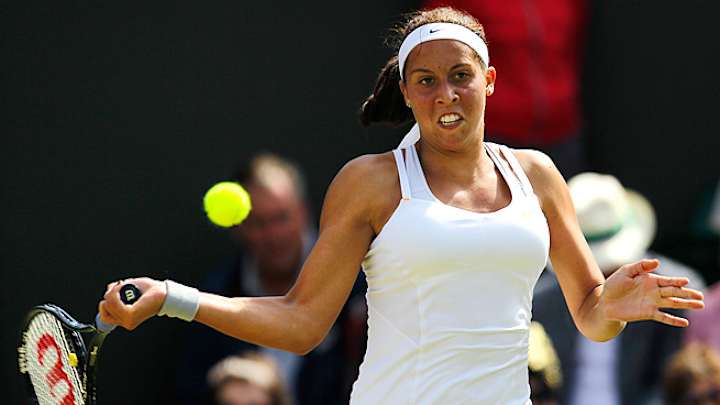 Keys upsets No. 8-seed Rybarikova in the first round at Stanford