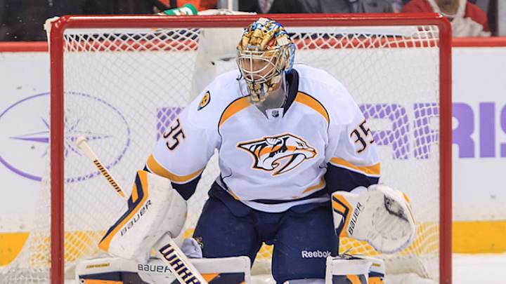 Pekka Rinne's comeback delayed at least two more weeks