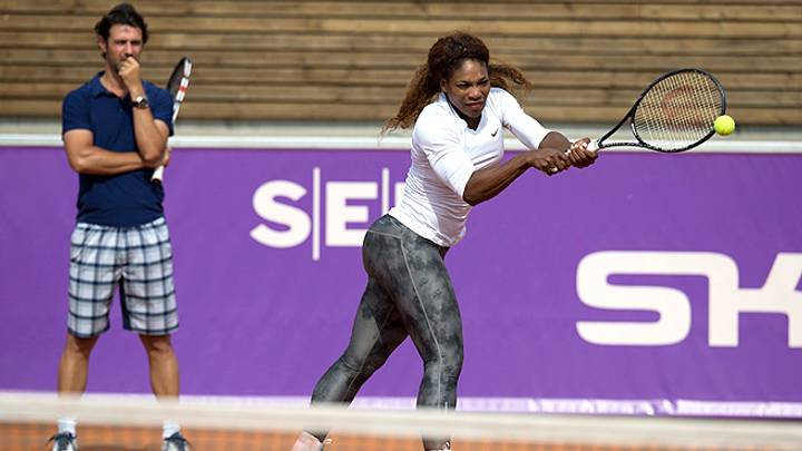 Serena Wiliams advances to second round of the Swedish Open
