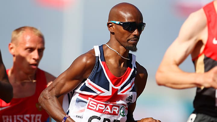 Mo Farah wins 5000m race at European Team Championships