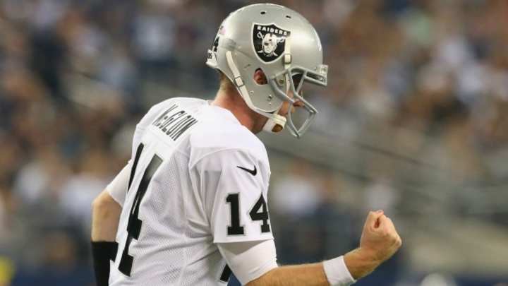Raiders keeping Matt McGloin at QB for now