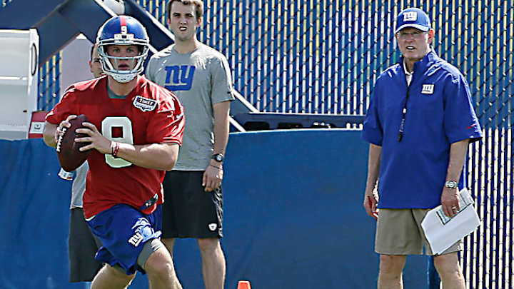 Ryan Nassib shows poise in Giants' rookie camp