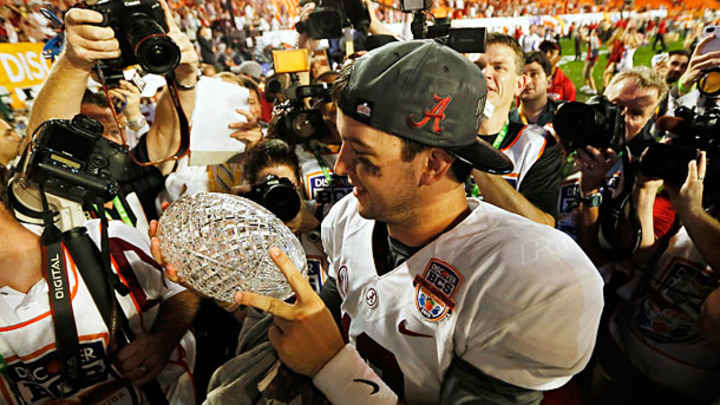 Alabama's broken 2011 BCS trophy sells at auction for $105K Alabama's broken 2011 BCS trophy sells at auction for $105K