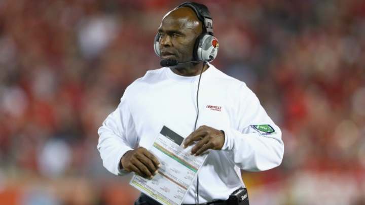 Report: Lousville coach Charlie Strong could reunite with Teddy Bridgewater in NFL Report: Lousville coach Charlie Strong could reunite with Teddy Bridgewater in NFL