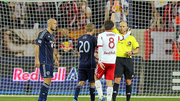 MLS suspends Red Bulls' Juninho additional game for kick MLS suspends Red Bulls' Juninho additional game for kick