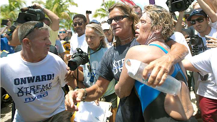 Diana Nyad, 64, completes historic Cuba-to-Florida swim Diana Nyad, 64, completes historic Cuba-to-Florida swim