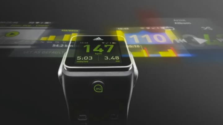Adidas Unveils Smartwatch Fitness Tracker to Compete with Nike's FuelBand