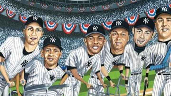 The New Yorker cover pokes fun at the Yankees