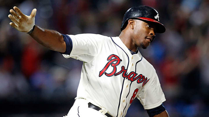 Justin Upton powers Braves to top spot in rankings