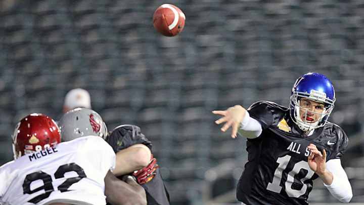 Kansas' Crist accounts for two touchdowns in NFLPA game