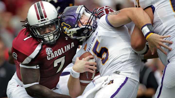 Steve Spurrier: Healthy Jadeveon Clowney will play vs. Tar Heels