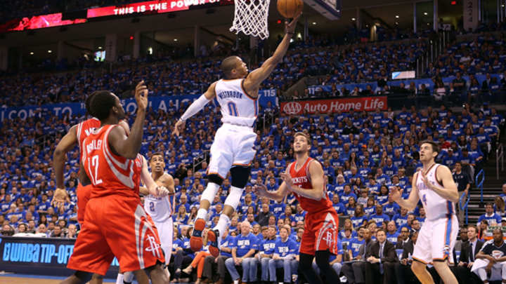 Three-Pointers: Thunder mop the floor with Rockets in Game 1