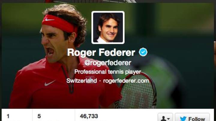 Roger Federer joins Twitter Roger Federer joins Twitter