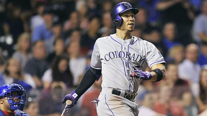 Carlos Gonzalez puts offense back in the spotlight by slugging in Chicago Carlos Gonzalez puts offense back in the spotlight by slugging in Chicago
