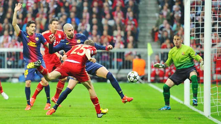 Muller time as Bayern blasts Barcelona in first leg