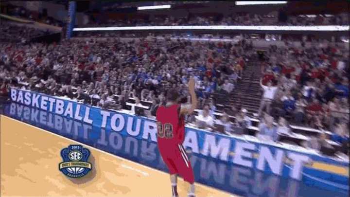 Ole Miss' Marshall Henderson taunts Florida fans with Gator chomp Ole Miss' Marshall Henderson taunts Florida fans with Gator chomp