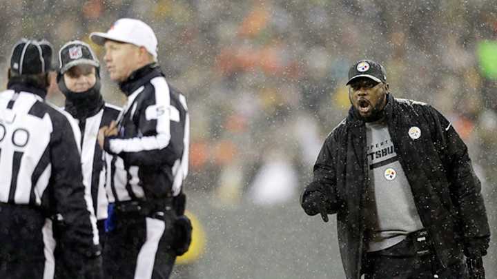 Blocked field goal turns into odd penalty against the Steelers