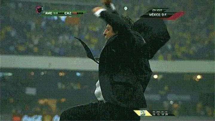 Ecstatic Club America Coach Miguel Herrera Is Now a Dragon Ball Z-Inspired GIF Ecstatic Club America Coach Miguel Herrera Is Now a Dragon Ball Z-Inspired GIF