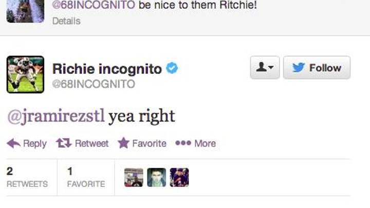 Richie Incognito Tweet from April Looks Really Bad in Light of Recent Events