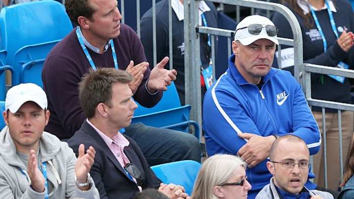John Tomic watches son Bernard play at Queen's Club despite ATP ban