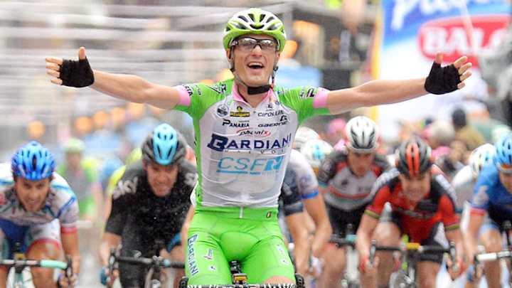 Battaglin wins stage 4 of Giro d'Italia, Paolini holds lead