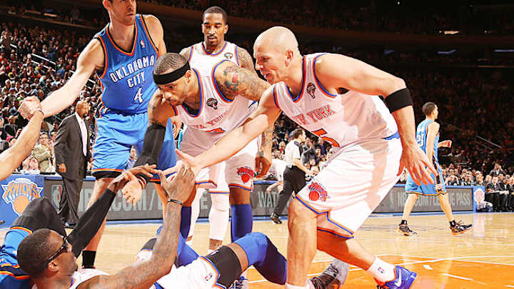 Already without Melo, Knicks lose Amar'e for six weeks Already without Melo, Knicks lose Amar'e for six weeks