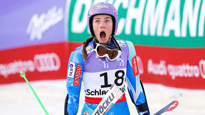 Maze's super-G victory overshadowed by Vonn's serious crash